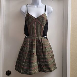 Sugar lips (anthropologie brand) cut out spaghetti stap dress